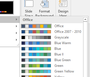 Template Color Themes